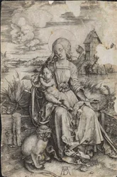 Virgin and Child with a Monkey